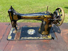 1910s Singer Sewing Machine Treadle Pedal Hard To Find Egyptian Sphinx Design  