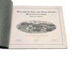 Willamette Logging Engines Iron   Steel Works Catalog 1913 Boilers  Marine Etc