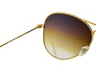 Ray-ban Sunglasses Rb3025 Aviator Gradient Gold Frame Light Brown Lens 58mm