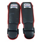 Combat Sports Mma Kickboxing Shinguards Black Red Karate Grappling Muay Thai