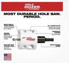 Milwaukee 49-22-4063 Bi-metal Hole Dozer Door Lock Hole Saw - 6 Pc Kit
