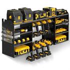 Heavy Duty Wall Mount Tool Organizer 8 Drills Utility Rack Garage Storage New