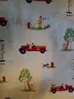 Pottery Barn Kids Duvet Cover Crib Toddler Bed  36 X 48  Firetrucks