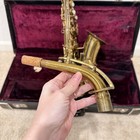 Vintage Buescher Saxophone True Tone Alto Low Pitch Elkhart-ind 1923