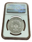 Chile 1877 7 So Silver 1 Peso Ngc Au58 Overdate