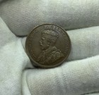 1916 Canadian Large One Cent Coin Canada King George Km  21 H159