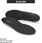 Superfeet Black Dmp Low Arch Memory Foam Shoes Insoles Unisex Anti-fatigue