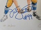 Rare Jack Lambert Kent State Limited Edition 17 x11  Signed Print  100 - Jsa Coa