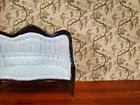 Dollhouse Wallpaper Vintage Oriental Wisteria Bradbury   Bradbury 1 12 Scale