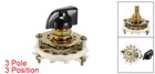 3p3t 3 Pole 3 Position 1-deck Band Channel Rotary Switch Selector With Knob