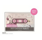 Apj Snoopy 2027 Cassette Style Desk Calendar 50 Memo Sheets Collectible 13 