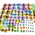 360pcs Mixed Dragon Glass Eye Cabochon Eyeball For Craft Diy 9 Sizes Wholesale