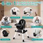 6 In 1 Baby High Chair For Babies And Toddlers  Booster Seat  Toddler Chair