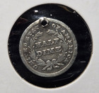 1838 Seated Liberty Silver Half Dime 5c Large Stars No Drapery