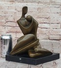 Bronze Nude Couple Statue Sculpture Figure Figurine Art Deco Modern Abstract Art