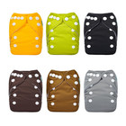 Newborn Cloth Diapers reusable Cloth Nappy For Preemie 6pcs Diaper Covers With 1