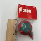 Clinton Vintage 1988 Tomato Strawberry Pin Cushion Dritz Red Small Nos New