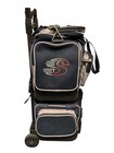 Storm Streamline Blue 4 Bowling Ball Wheeled Roller Shoe Storage Bag
