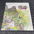 Vintage Great America Ca Amusement Theme Park Souvenir Map 1988 Undisplayed 