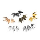 100 Pcs Alloy Bell Flower Bead Caps 13x8mm Bead End Caps Toppers For Jewelry