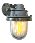  1  Crouse Hinds Explosion Proof Sconce Light Vtg Industrial Glass Vanity V160