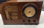 Vintage 1930 s Philco Tube Radio Model 477910 Curved Design Works 18  X 12 