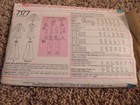 Vintage Sewing Pattern Simplicity 7177 Misses Womens Size 12 Dress Pants Top