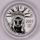 2007-w  50 1 2 Oz American Platinum Eagle 10th Anniversary 2 Coin Set W ogp