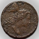 1794 Liberty Cap Large Cent - Corrosion - Us 1c Copper Coin