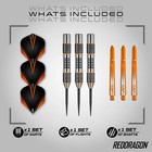 Red Dragon Amberjack 5 24g Tungsten Darts Set With Flights And Stems