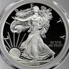 2019-s   1  Proof American Silver Eagle  ase sae  Pcgs Pr70 Dcam  61215263