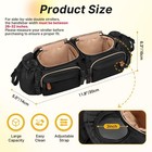 Double Stroller Organizer For Bob Duallie   Baby Jogger City Mini Gt2