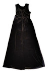 Vtg Cykxtees Black Purple Velvet Sleeveless Medieval Goth Gown Maxi Dress Xl