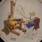 Norman Rockwell Collector Plate    the Artist   s Daughter     1980 First Edition