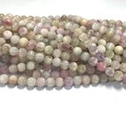 Natural Genuine Green Kunzite Spodumene Hiddenite Cat s Eye Round Loose Beads