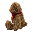 Fao Schwarz Teddy Bear Plush Stuffed Animal 2020 Red Ribbon 9  Sitting Position