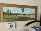 R Demps Framed Landscape  Florida Highwaymen Hof