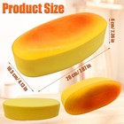 Jumbo Butter Bread Squishy  7 87 Inch Large Slow Rising Squishies  Giant Chee   