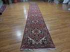 Stunning 2 6x20 Turkish Heriz Rug Vibrant Serapi Color Palette Modern Scheme
