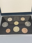1986 Royal Mint Uk Proof Coin Collection Set Original Case   Outer Sleeve