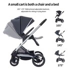 Baby Stroller toddler Stroller reversible Compact Stroller  High Landscape  Pram