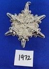Gorham Sterling Silver Snowflake Ornament Set Of 7 Orn2636