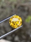 4 Ct Round Cut Natural Yellow Color Loose Lab Grown Cvd Diamond Vvs1 Certified