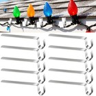 Pcs Christmas Light Clips 3 5  Gutter Light Hooks Shingle Clips For 50