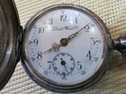 Vintage Rare Swiss Made Silver  Pocket Watch