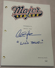 Charlie Sheen Signed Major League Movie Script Inscribed  wild Thing  W  Jsa Coa