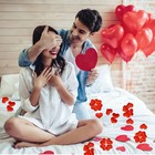 Heart Confetti  Sponge Red Hearts Shape Petals Table 0 78 Inch  