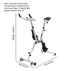 Stainless Steel Aquatic Bike Underwater Exercise Fitness Bicycle Pool Equipment