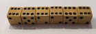 Three Pair Butterscotch Bakelite 5 8    Vintage Dice  tested 