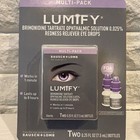  4bottles Total lumify Eye Drops  25 Fl Oz  Larger Size Multi-pack X 2  